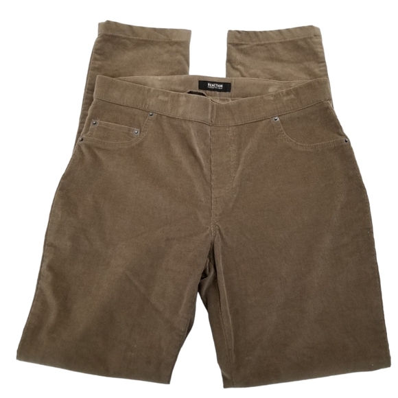 Reaction by Kenneth Cole Brown Corduroy Pants size 8 - Picture 1 of 12
